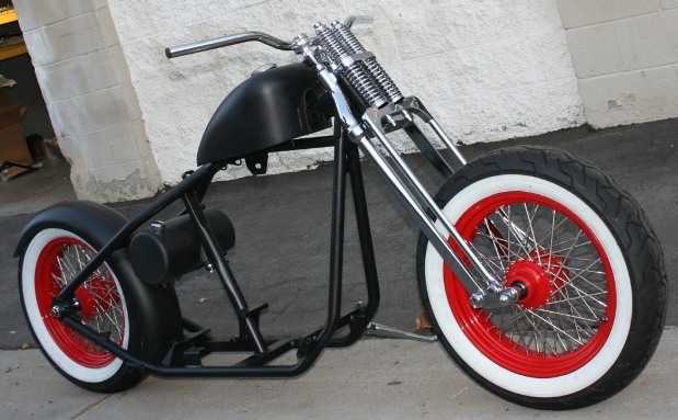 N92  OG FAT TIRE OLD SCHOOL BOBBER WITH WHITEWALLS