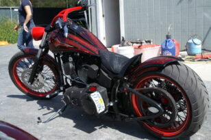 MMW 250  CONVERSION TO 2006 HARLEY SOFTAIL
