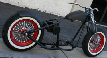 N171  OG HOT ROD FAT TIRE BOBBER WITH WHITEWALLS