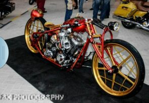 another insane bike built by Haider koohzad won best of show !!!!