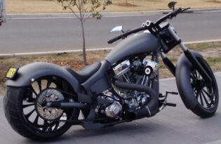 built from a 1988 softail !!!