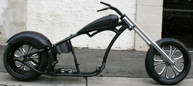 N196 ALL AMERICAN 300 SOFTAIL CHOPPER ROLLING CHASSIS - Malibu