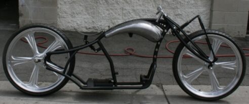 N222   SUPER DUPER 26,26 BOARDTRACK RACER  WITH LEAF SPRING FORK