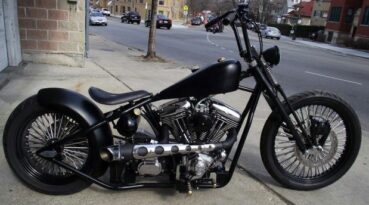 amazing new school bobber built by Jimmy Tai