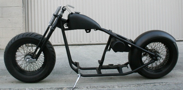 N243 FASTO ROLLING CHASSIS , 200 REAR , 160 FRONT - Malibu Motorcycle Works