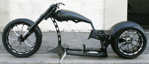 N255  EURO DRAG 300 SINGLE SIDED SWING ARM, WALZ STYLE WITH CARBON FIBER INVERTED FORKS