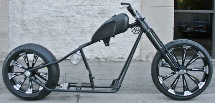 N317 REAL DEAL  WEST COAST CHOPPER 3RD GENERATION  CFL ROLLING CHASSIS , 4UP