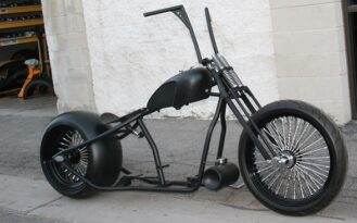 N323 OG  300 RIGID BOBBER , FAT SPOKES