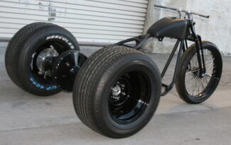 N332   OG DRAG STYLE TRIKE  WITH 23 AND FAT BACK TIRES