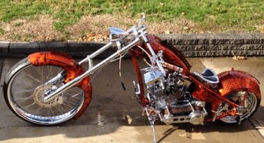 ONE OF KIND BIKE BUILT BY GABE DAMICO  30 INCH FRONT WIRE